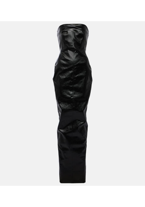 Rick Owens Denim bustier gown