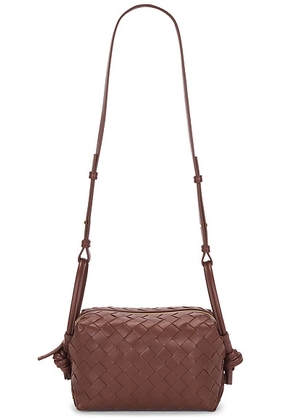 Bottega Veneta Loop Top Handle Bag in Sapele & Muse Brass - Rust,Burgundy. Size all.