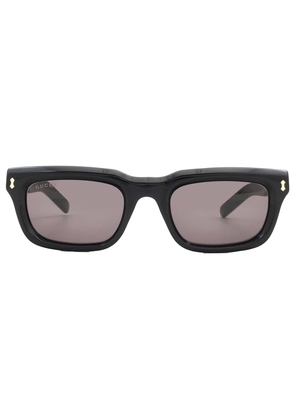 Gucci Grey Rectangular Mens Sunglasses GG1524S 001 51