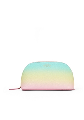 Smythson Cosmetic Case In Panama In Rainbow
