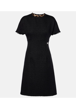 Dolce&Gabbana DG wool-blend tweed minidress
