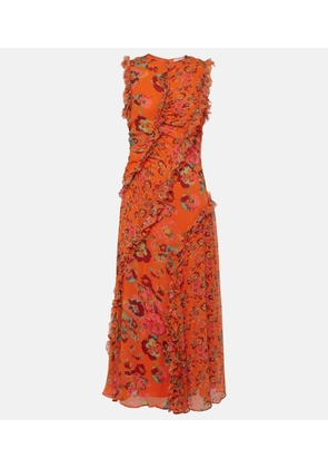 Ulla Johnson Avrelie ruffled silk midi dress