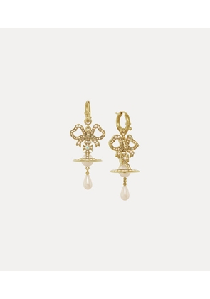 Vivienne Westwood Rigoberta Pearl Earrings Gold-aurore-boreale-crystal-creamrose-pearl Gold-aurore-boreale-crystal-creamrose-pearl Women