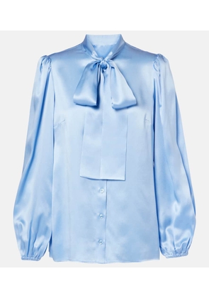 Dolce&Gabbana Bow-detail silk satin blouse