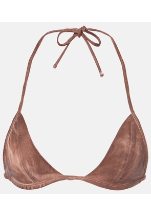 Rick Owens Denim bra top