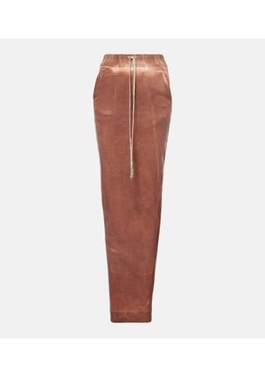 Rick Owens Denim maxi skirt