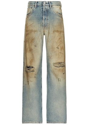 Acne Studios 2021M Penicillin Jeans in Mid Blue - Denim-Medium. Size 28 (also in 30, 32, 34).