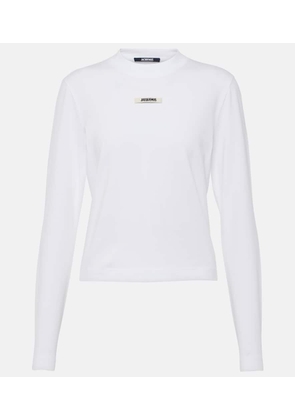 Jacquemus Le T-shirt Gros Grain Manches Longues top