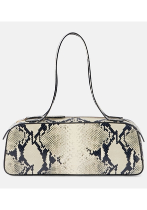 Khaite Simona snake-effect leather shoulder bag