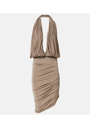 Magda Butrym Open-back jersey midi dress