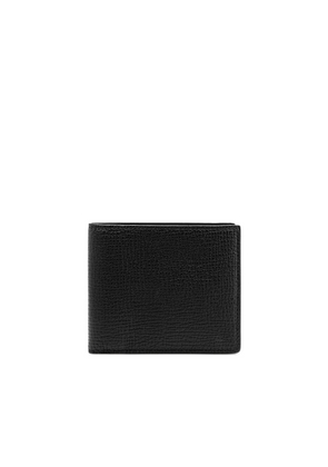 Smythson 6 Card Slot Wallet In Ludlow In Black