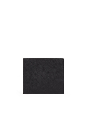 Smythson 6 Card Slot Wallet In Panama In Black