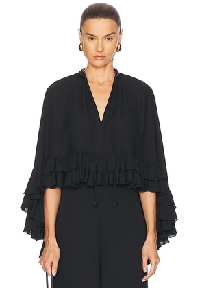 Alexis Cortese Top in Black - Black. Size L (also in M, S, XS).