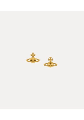 Vivienne Westwood Lorelei Stud Earrings Gold Swarovski Crystals Women
