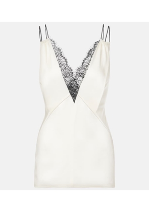 Victoria Beckham Lace-trimmed camisole