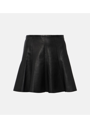 Stouls Mila leather miniskirt