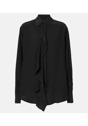 Victoria Beckham Ruffled silk blouse