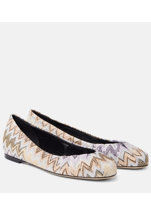 Missoni Iris Zigzag ballet flats