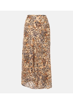 Isabel Marant Lisanne satin maxi skirt