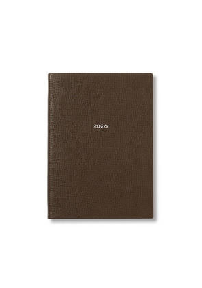 Smythson 2026 Soho Weekly Diary In Ludlow In Dark Olive