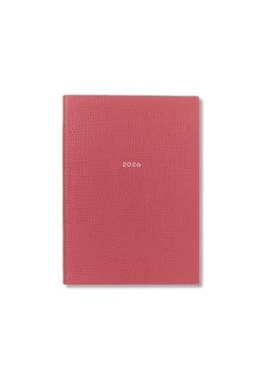 Smythson 2026 Soho Weekly Diary In Ludlow In Raspberry