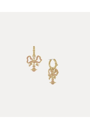 Vivienne Westwood Florindella Earrings Gold-light-rose-crystal Gold-light-rose-crystal Women