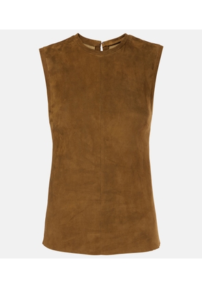 Stouls Miuccia suede top