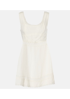Rixo Ronan lace-trimmed minidress