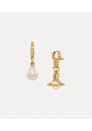 Vivienne Westwood Claude Earrings Gold Brass Women