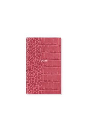 Smythson 2026 Panama Weekly Diary In Mara In Raspberry