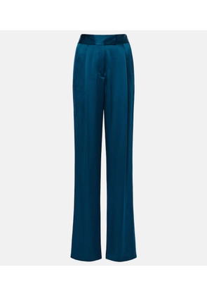 The Sei Silk satin wide-leg pants