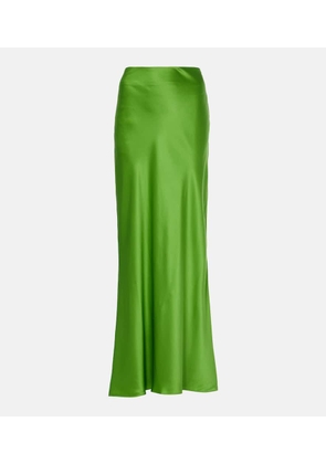 The Sei Silk satin maxi skirt