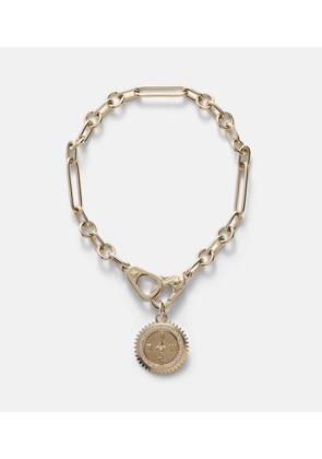 FoundRae Internal Compass 18kt gold bracelet with diamonds