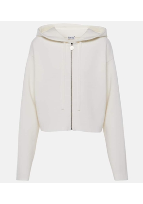 Loewe Anagram wool-blend zip-up hoodie