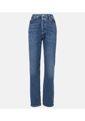 Agolde 90's Pinch Waist Long high-rise straight jeans