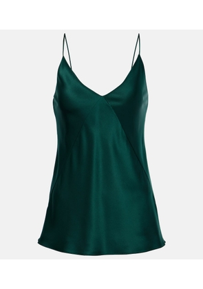 Max Mara Metello silk satin tank top