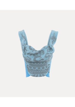 Vivienne Westwood Julia Bodice Viscose Blend Aqua M Women