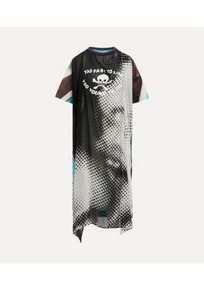 Vivienne Westwood Worlds End Swing Dress Georgette/jersey S Unisex