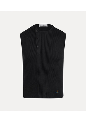 Vivienne Westwood Tegan Vest Cotton / Cashmere Black L Men