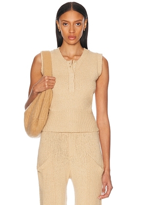 Aya Muse Soleil Top in Butter - Beige. Size M (also in S, XS).
