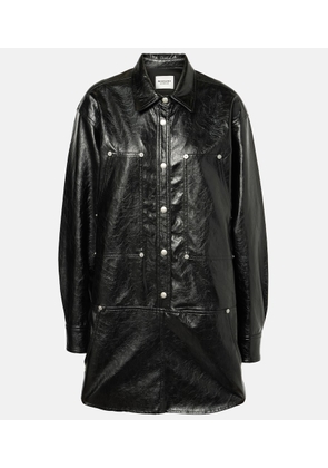 Marant Etoile Ayali faux leather minidress