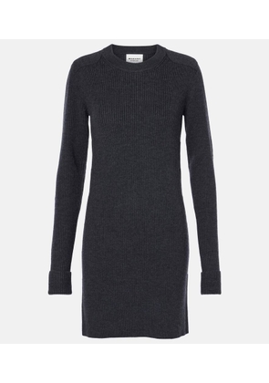 Marant Etoile Garner ribbed-knit wool-blend midi dress