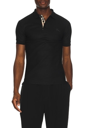 Burberry Eddie EKD Polo in Black - Black. Size L (also in XXL/2X).