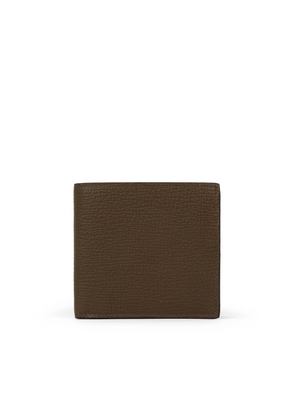 Smythson 8 Card Slot Wallet In Ludlow In Dark Olive