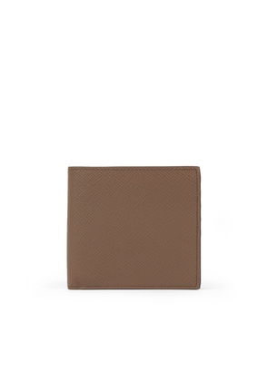 Smythson 8 Card Slot Wallet In Panama In Fawn