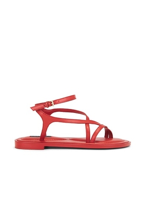 A.EMERY Edna Sandal in Cherry - Red. Size 35 (also in 36, 37, 38, 39, 40, 41).
