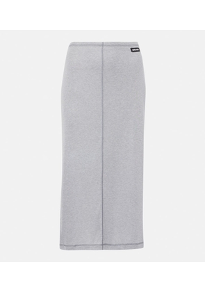 Miu Miu Silk midi skirt