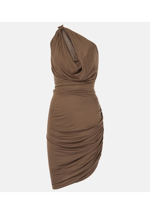 Rick Owens Lilies Aaliyah draped midi dress