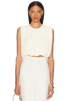 Alexis Dorett Top in Ivory - Ivory. Size L (also in ).