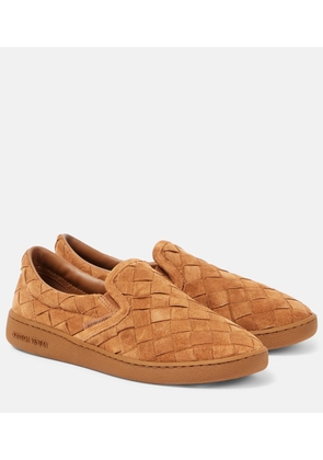 Bottega Veneta Sawyer suede slip-on sneakers